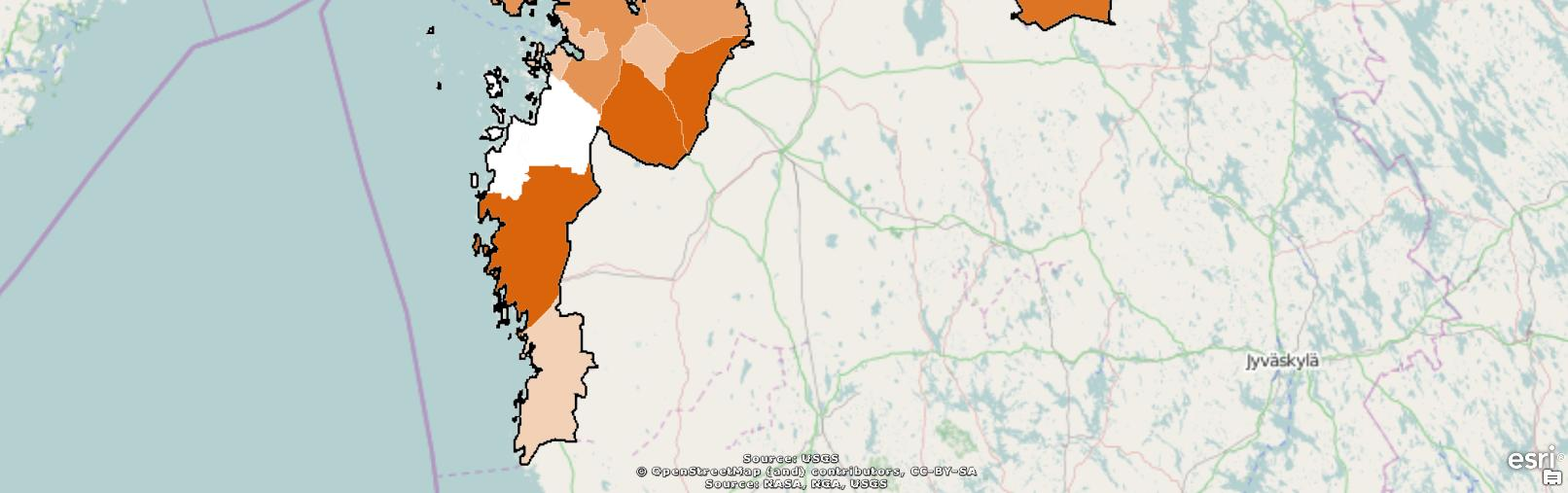 Työttömyys kasvoi edellisestä vuodesta 10 prosenttia, kun vastaava kasvu koko maassa oli 12 prosenttia. Työttömien määrästä kokoaikaisesti lomautettuja oli 690.