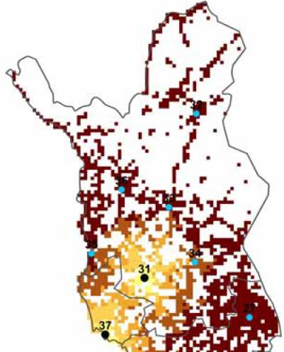 Lapin Sote-mallin palveluverkko - tavoitemalli palveluiden jaosta lähi-, alueja