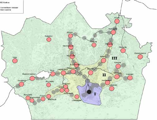 Toimistot, esimerkkilaskelmia autopaikkamäärästä 1000 k m² Toimistot: esimerkkilaskelmia autopaikkamäärästä 1000 k-m 2 (n.