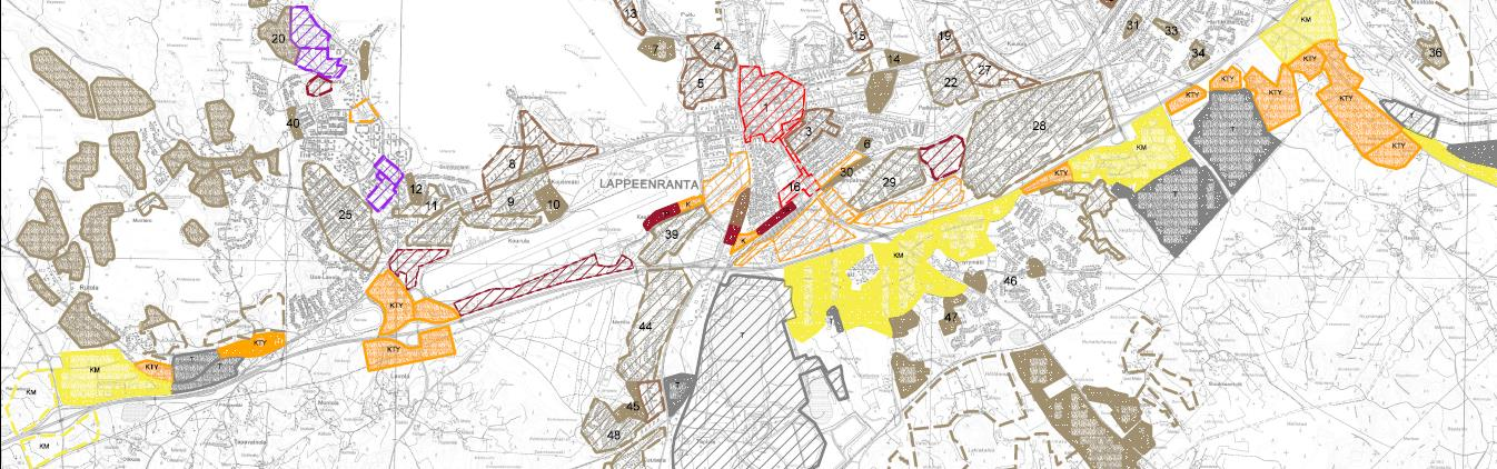 OSAYLEISKAAVOJEN TOTEUTTAMINEN JOUKKOLIIKENTEEN JA PYÖRÄILYN NÄKÖKULMASTA CASE LAPPEENRANTA LIIKENNE JA MAANKÄYTTÖ 2015 VESA VERRONEN LÄHTÖKOHTIA Lappeenrannan keskustaajaman osayleiskaavan 2030