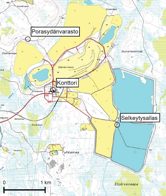 84 9.4.4 Pölyn leviäminen Mittauspisteet ja menetelmät Ilmatieteen laitos mittasi 1.6. 30.11.