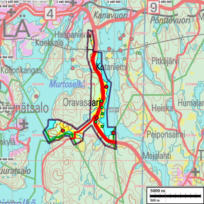 2 Sisältö: Kansikuva: Perustiedot... 2 Inventointi... 3 Muinaisjäännökset... 4 JYVÄSKYLÄN MLK 15 VIRMUNIEMI... 4 JYVÄSKYLÄN MLK 16 AIJASAHO... 5 JYVÄSKYLÄN MLK 17 ALAINEN.