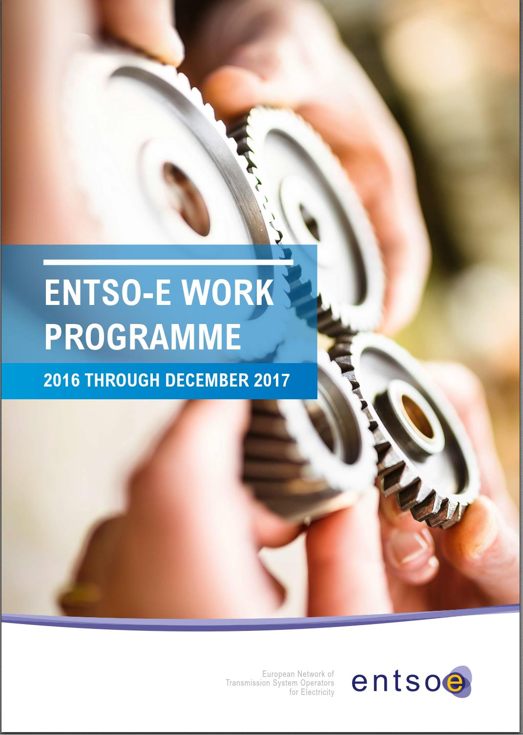 ENTSO-E työohjelma 2017 Focus for year 2017: Delivery of legal mandate, with emphasis on the implementation activities of the NCs Enhanced cooperation and co-creation with stakeholders and enhanced