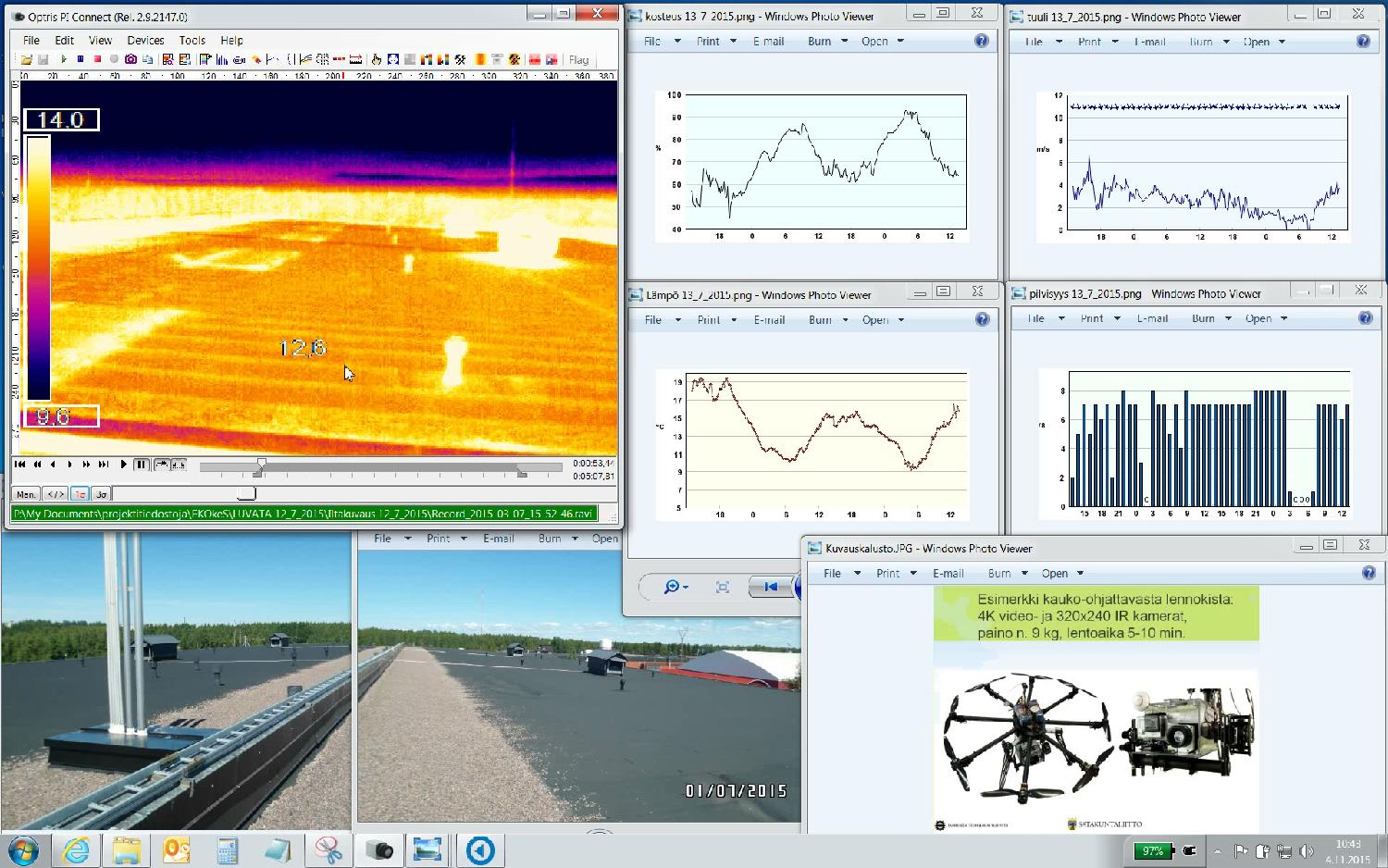 in the morning wet areas warm slower than the dry areas The phenomen requires a changing temperature difference!