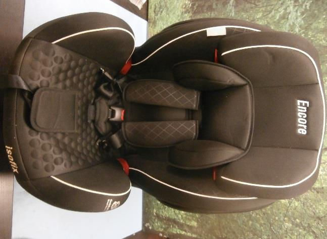 M37 Lasten turvaistuin Encore Isofix, 9-18 kg,musta M38