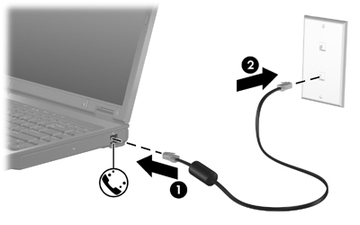 Modeemikaapelin liittäminen VAARA! Älä kytke modeemi- tai puhelinkaapelia RJ-45 (verkko) -liitäntään. Näin vähennät sähköiskun, tulipalon tai laitevaurioiden vaaraa.