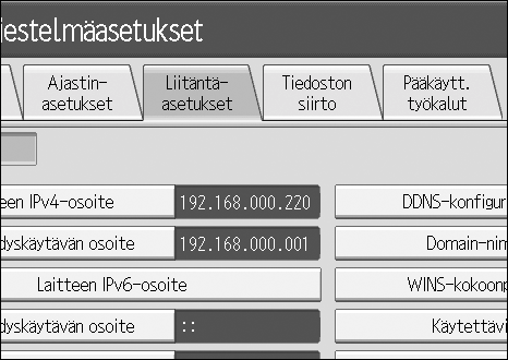 Liitäntäasetukset Lähetysnopeus Määrittelee IEEE 802.11b:n (langaton lähiverkko) yhteysnopeuden. Autom.