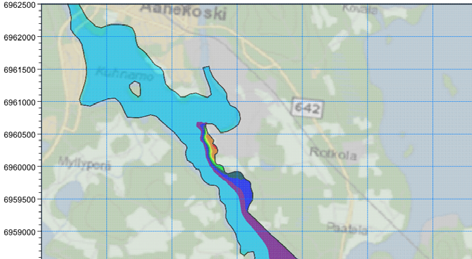 Veden lämpötilat (Äänekoski) Purkupaikan ympäristön veden lämpötilat arvioitiin lämpötilamittausten perusteella Kuhnamossa ja Ääneniemellä, joka sijaitsee Äänekosken tehtaan ylävirrassa.