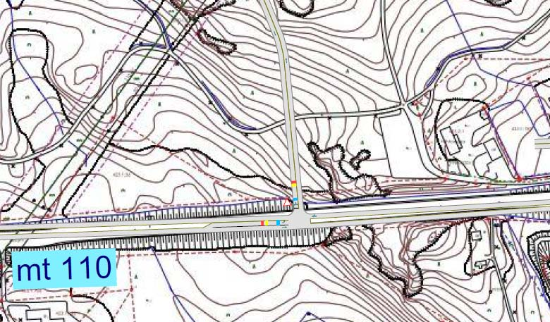 Kuvassa 8 on esitetty simuloidut jonopituudet iltahuipputunnin aikana vuonna 2035.