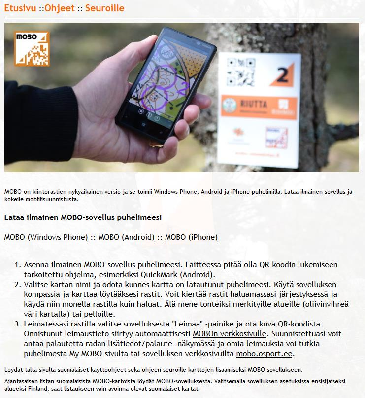 etäisyys QR-koodista Voi