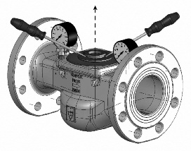 5 Venttiilisisäkkeen vaihto Kuva 681/481/481 HP: 1. Löysää säätökaralla olevaa lukitusmutteria, kierrä karaa vasempaan, niin jousi löystyy. 2. Irrota ruuvit ja kupu. 3.