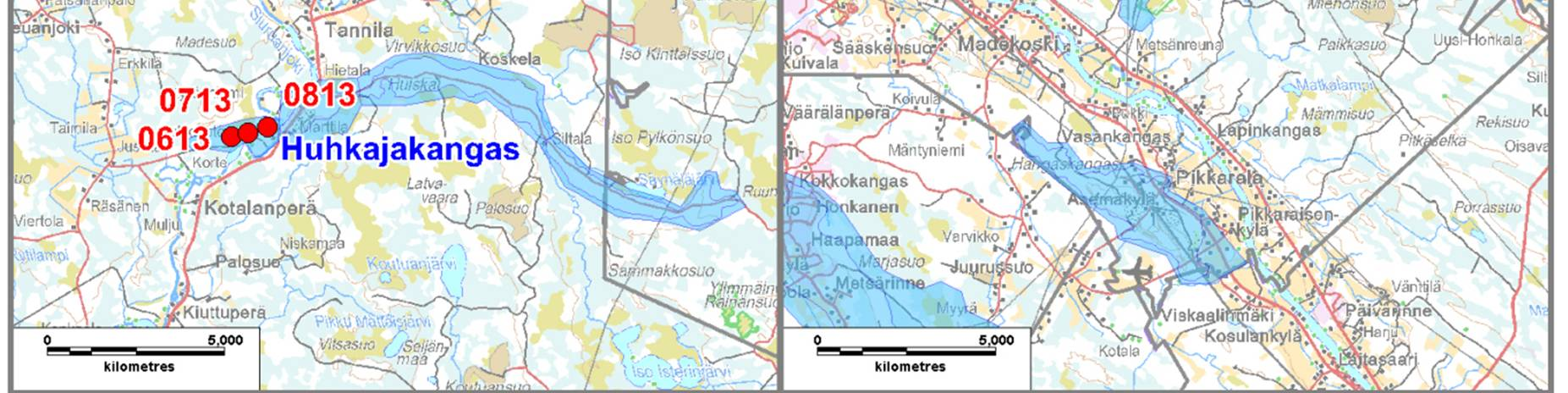 Huhkajakankaalta otettiin näytteitä kolmesta pohjavesiputkesta.