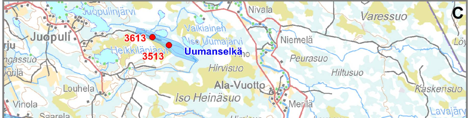 Pohjavesiputken 0613 kaikki näytteet ylittivät sameuden, mangaanin ja raudan osalta STM:n asetuksen mukaiset laatuvaatimukset