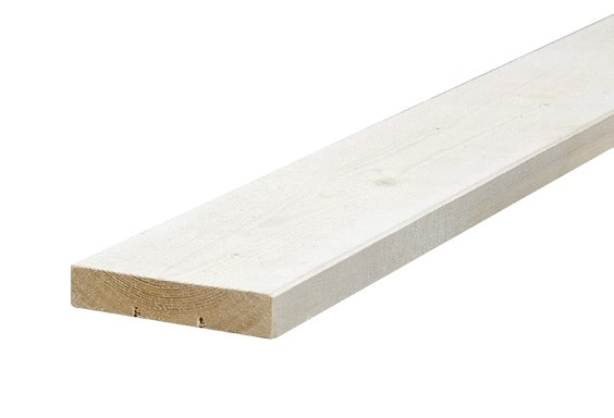 20 X 95 KUUSI Ulkoverhouslaudat ovat tasalaatuisia, tiheäsyisiä ja