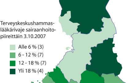 Ostopalvelut Hammaslääkärivaje Ahvenanmaa 0 0 0 Etelä-Karjalan SHP 39 31 1 1 Etelä-Pohjanmaan SHP 80 63 4 5 8 Etelä-Savon SHP 3 25 1 2 9 Helsingin ja