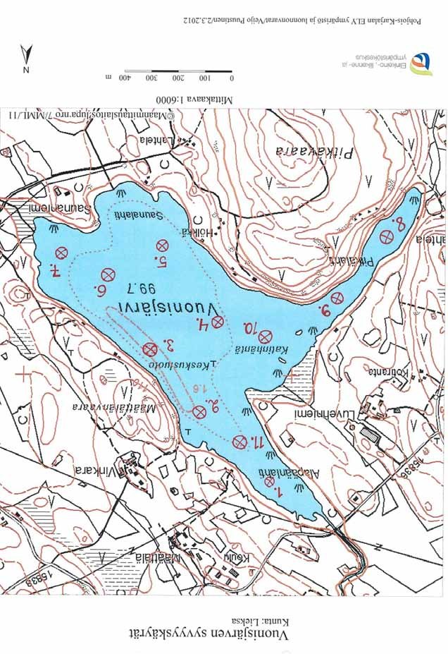 Taulukko 6. Eräitä sadeveden keskimääräisiä arvoja ja laskeumia v. 998 (Vuorenmaa ym. 00). Havaintoasema Sadeveden keskimääräinen ph Kok.