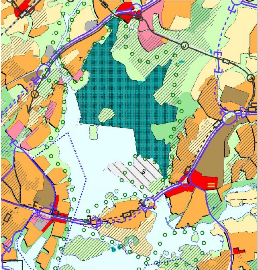 det hankkeet on merkitty kuvaan 4.47. Kivinokan alue on uudessa yleiskaavaluonnoksessa osoitettu virkistys- ja viheralueeksi (kuva 4.46). Kuva 4.45.