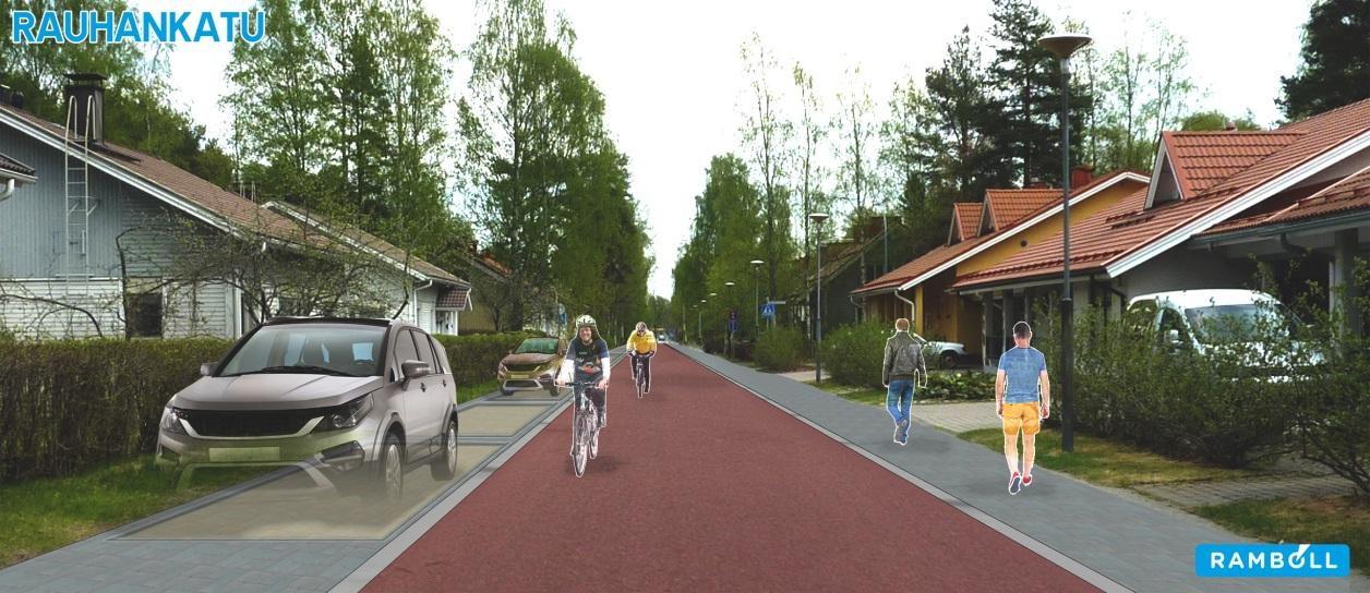 36 Joensuun kaupunki Taulukko 3. Joensuun pyöräilyn tavoiteverkon väylätyyppien määrä (km).