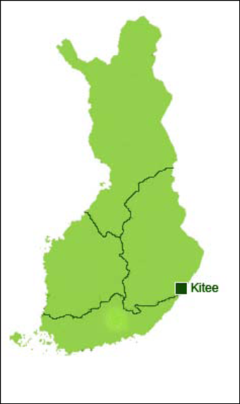 KITEE sijaitsee Itä Suomessa, Keski Karjalassa kaupungin asukasluku noin 9300 peruskoululaisia noin 870 LUKU VUOSI PERUS KOULUT KOULUT, JOISSA