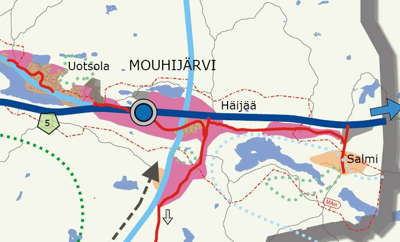 Sastamalan kaupunki 6 Häijään keskustan asemakaava Sastamalan kaupunkirakennesuunnitelma Sastamalan kaupunkirakennesuunnitelma 2030:ssa tavoitteena on ollut ratkaista väestötavoite ja väestön