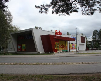 Muurolan myymälän avajaiset v. 1978. Rovaniemen Ympyrä-Prisma Kittilän Ok Sirkan myymälä v. 1937. Viirikankaan Sale, Rovaniemi Rantavitikka.