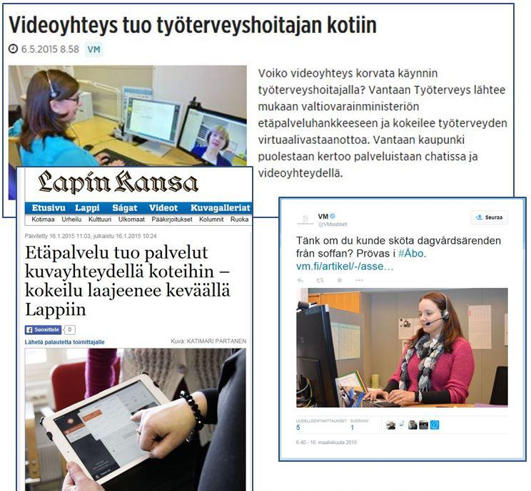Kotikäyttökokeilut Ratkaisun hakeminen Asioinnin tuki Yleinen neuvonta toteutettiin pääosin keväällä 2015, lisäaika kesäkuun loppuun Substanssin asiantuntija Substanssin asiakasneuvoja POC 1 POC 2 4