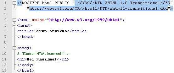 18 nimi on oltava pienellä kirjoitettu ja jokainen tagi on suljettava. Esimerkiksi HTML:n mukaan rivinvaihdon suorittavalla tagilla ei ole lainkaan sulkevaa tagia, mutta XHTML:n mukaan se on oltava.