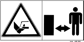 Varoitustarrat CE -merkintä Valmistaja toimesta koneeseen kiinnitetty CE -merkki ilmoittaa koneen EU -kone- ja muiden direktiivien vaatimuksenmukaisuusvakuutuksesta.