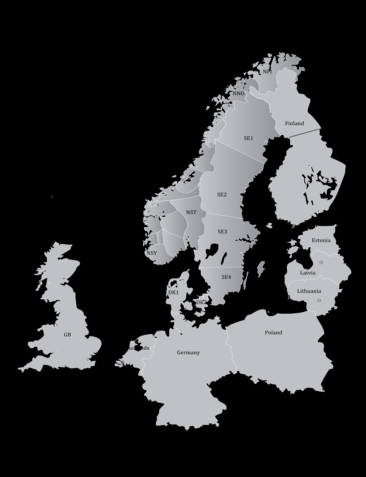 Identified areas of interest for 2020-2030 horizon 1. Arctic area new consumption and RES 1 2. North-south flow through Norway/Sweden/Finland 3.