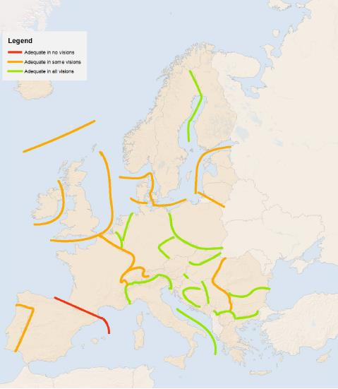 Transmission adequacy by 2030 Integration of iberian peninsula is the main concern Solution