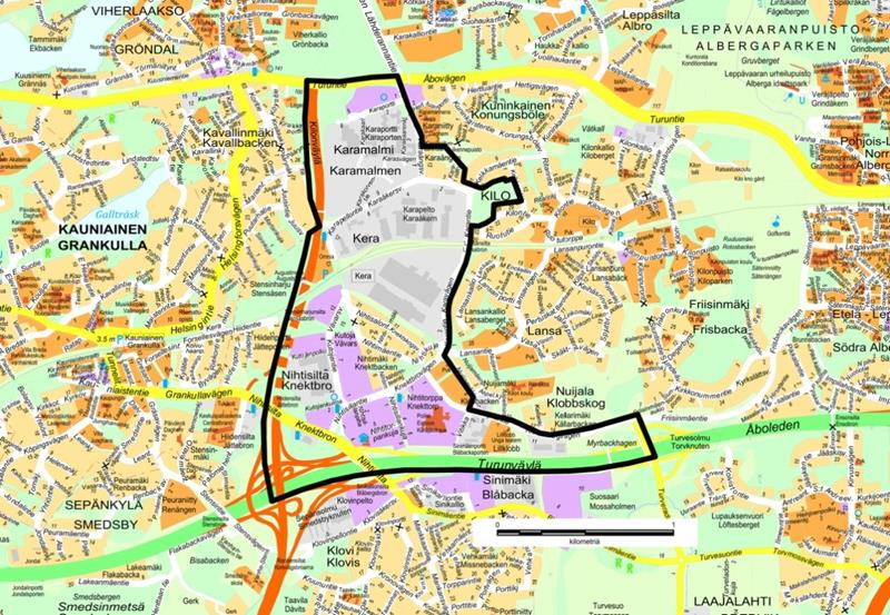 Espoon kaupunki Pöytäkirja 8 Kaupunginhallitus 09.01.2017 Sivu 16 / 57 Espoon keskus sekä pikaraitiotien ulottamiseen Matinkylästä Keraan ja sieltä eteenpäin seudullisena yhteytenä.