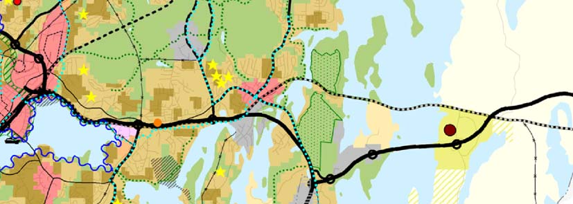 Hankealueella ei ole voimassa olevaa asemakaavaa lukuun ottamatta nykyisen maankaatopaikan eteläreunaa, joka on maankaatopaikan eteläpuolisen alueen tavoin