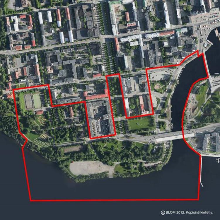 NALKALA (III), KAAKINMAA (VI), RATINA (XIII), ETELÄPUIS- TON JA LÄHIYMPÄRISTÖN ASEMAKAAVA Asemakaava nro 8581