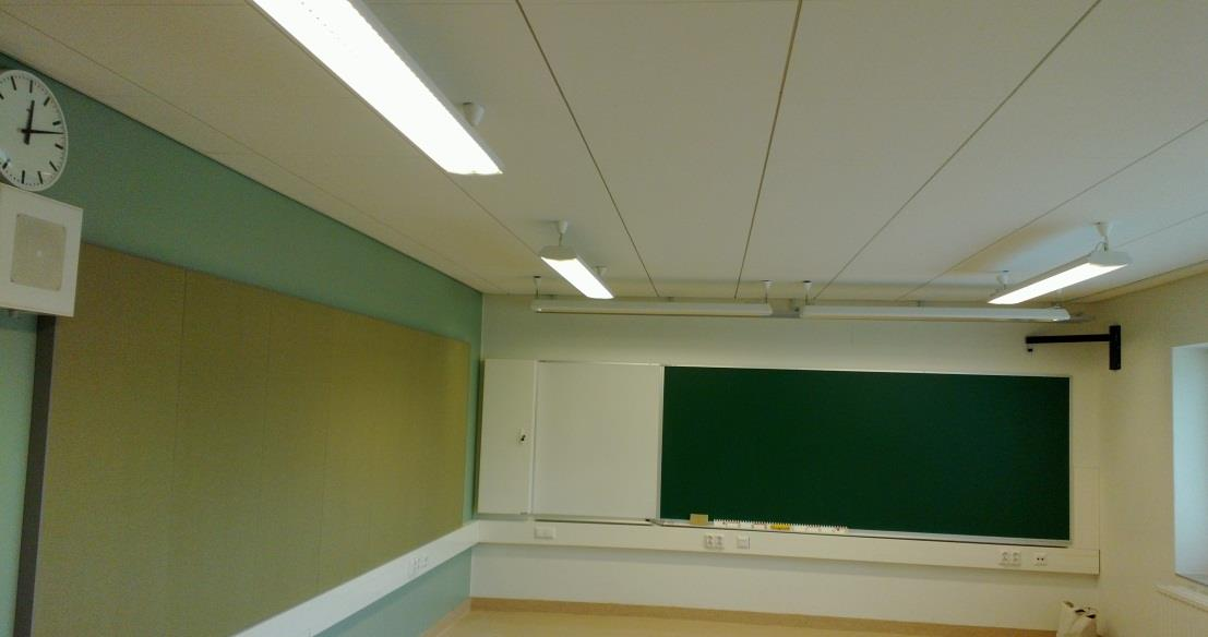 Reverberation time (s) Piikkiö comprehensive school Small classroom
