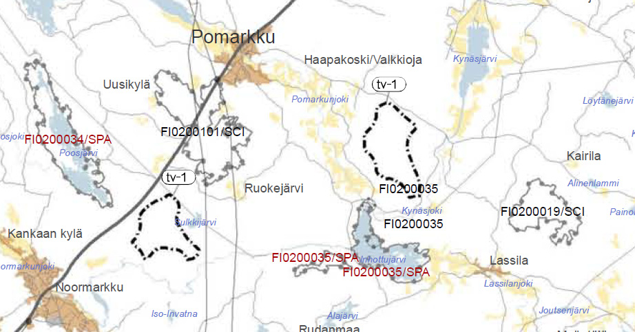 75 Natura-alueen suojeluperusteina mainitaan kaikkiaan 37 lintulajia. Lintudirektiivin liitteen 1 lintuja on mainittu 13.