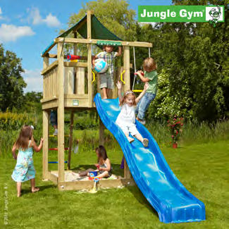 eteenpäin kokoonpanossa. Helppoa ja Sis. liukumäen, ei sis. työkaluja. 805-285 5102899 L 1 Jungle Gym "Lodge", KOKONAISUUS leikkitornin kokoamiseen tarvittavat osat.