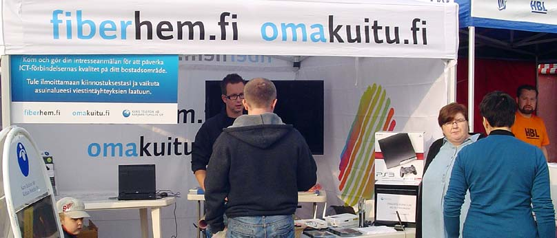 Ekenäs Höstmarknad 2010 fiberhem.fi För första gången var Karis Telefon med på Ekenäs Höstmarknad!
