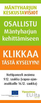 Mäntyharjun keskustan kehittäminen Verkkopaneelin tuloksia (asukkaat, vapaa-ajan asukkaat ja yrittäjät) Mäntyharjun palveluihin ollaan melko tyytyväisiä Tori nähdään tärkeänä tapaamispaikkana