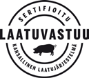 Laatuvastuu Laatuvastuu-leima annetaan suomalaiselle sianlihalle, joka on tuotettu kansalliseen laatujärjestelmään kuuluvalla, sertifioidulla tilalla.