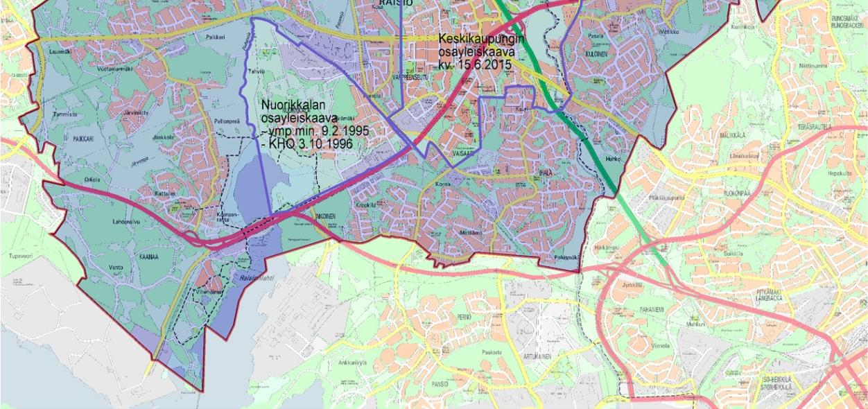 Toteutumattomia asuinalueiden yleiskaavavarauksia on Raisiossa arviolta noin 420 ha.