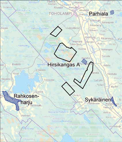 9.2 Pohjavesi Hankealueilla ei ole luokiteltuja pohjavesialueita tai tiedossa olevia kaivoja.