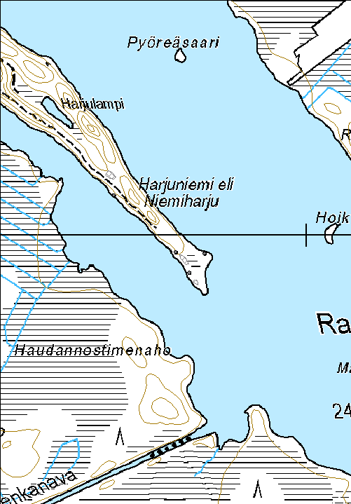 8 Kohdetyyppi: 17 Kivi- ja maarakenteet Copyright: Metsähallitus 2008