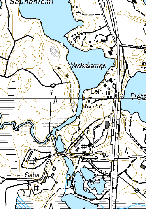 25 Kohdetyyppi: 1 Asuinpaikat Copyright: Metsähallitus 2008