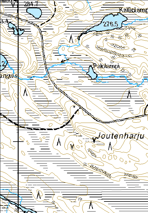 36 Kohdetyyppi: 17 Kivi- ja maarakenteet Copyright: Metsähallitus 2008