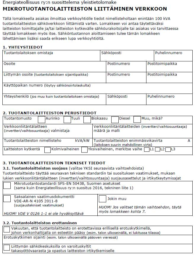 Mikrotuotantolaitoksen