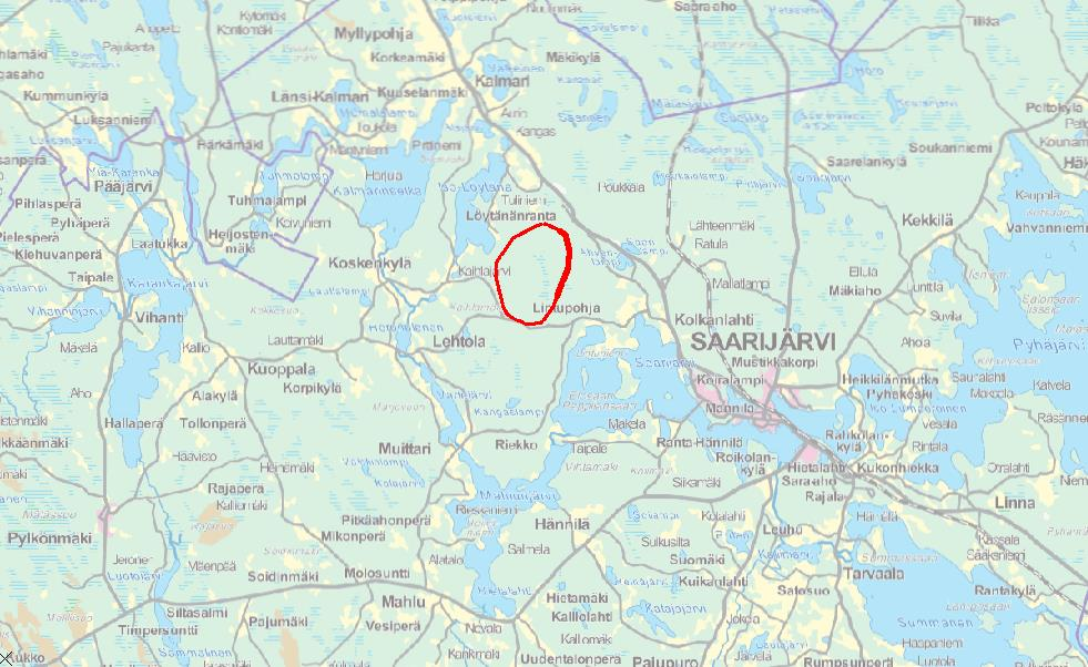 FCG SUUNNITTELU JA TEKNIIKKA OY Kaavaselostus 6 (60) 4 NYKYTILANNE 4.1 Suunnittelualueen sijainti ja lähiympäristön kuvaus Suunnittelualue sijaitsee Keski-Suomessa Saarijärven kaupungissa.