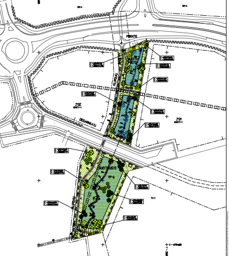 Case Poikkitien yritysalue Yleisten alueiden rakennussuunnitelmat Puistoalueille