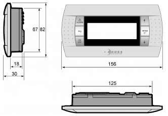 2. 1 S Ä Ä D I N ( m i t t a k u v a ) 2. 2 P Ä Ä K Y T K I N Koneessa olevasta P Ä Ä K Y T K I M E S T Ä saatetaan SYÖTÖJÄNNITE (400V-3Ph-50Hz) PÄÄLLE tai POIS vedenjäähdytyskoneesta.