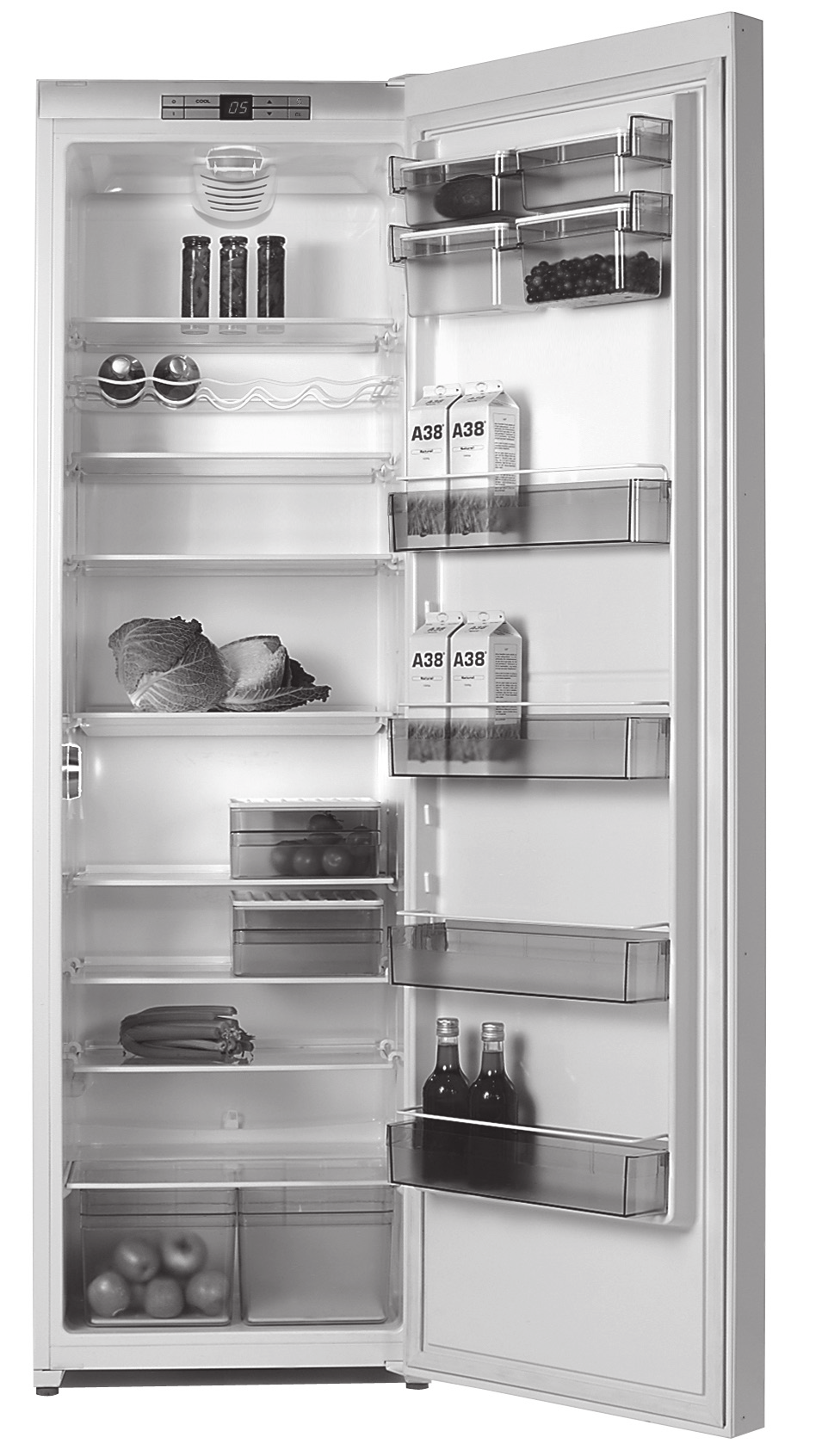 Tuotekuvaus Jääkaappi on tarkoitettu normaaliin kotitalouskäyttöön. Kaappi on tarkoitettu lämpöluokalle SN-T euronormin EN 153 FIN mukaisesti.