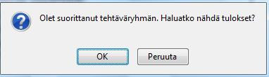 Jos toistamiseen vastataan väärin, näyttää ohjelma oikean vastauksen. Laskin -painikkeella avautuu näytölle erillinen laskin-ikkuna.